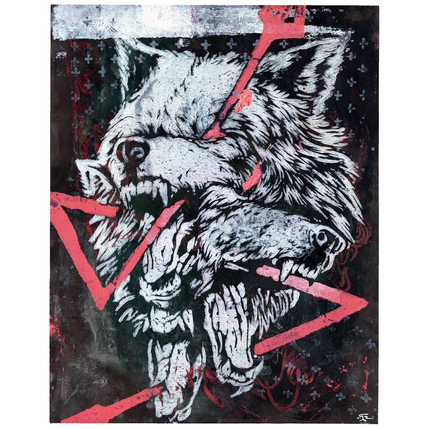 Divide & Conquer - Cerberus Relief Print 11x14