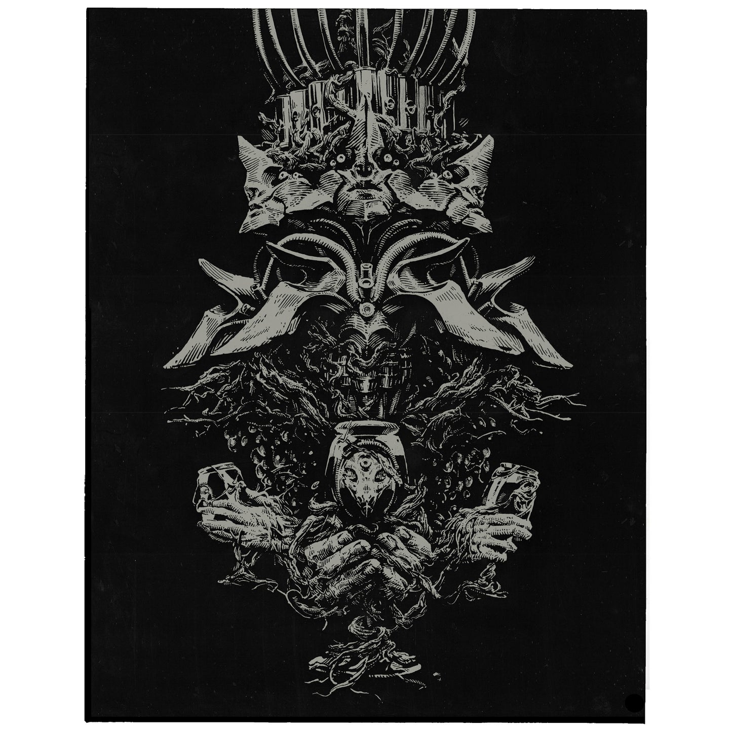 Stone God -  Pen & Ink Print 11x14