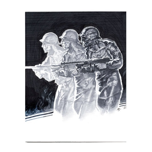 Human After All - Original Ink 8x10