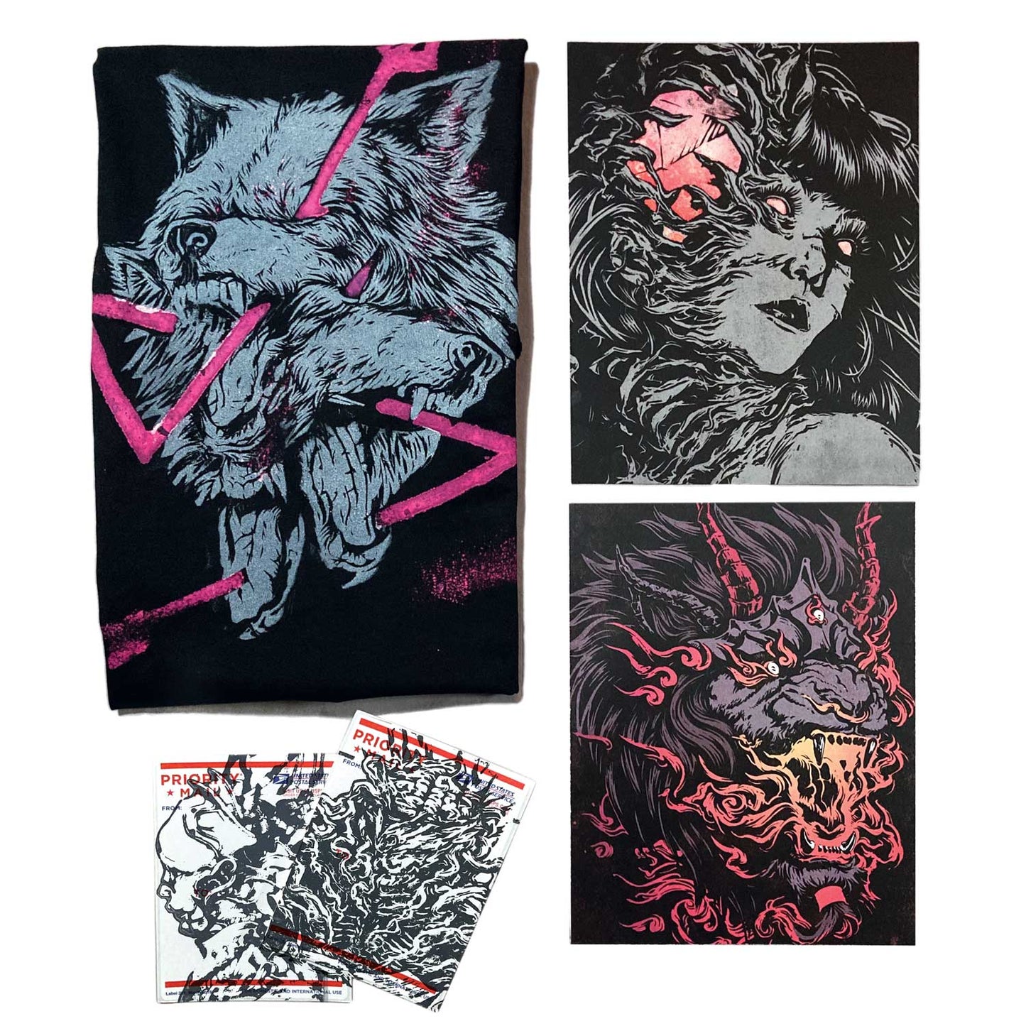 Mystery Gift Bundle |  Shirts, prints, and stickers